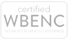 WBENC logo in light gray.